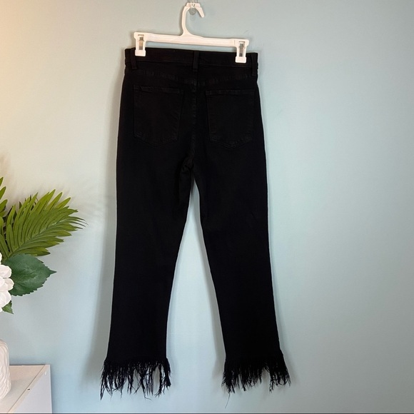 Pistola Black Ten Boi Fringe Hem Jeans - Picture 9 of 9